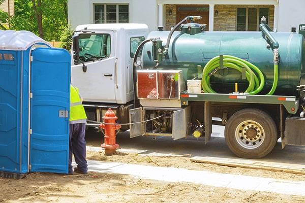 workers at Des Moines Porta Potty Rental